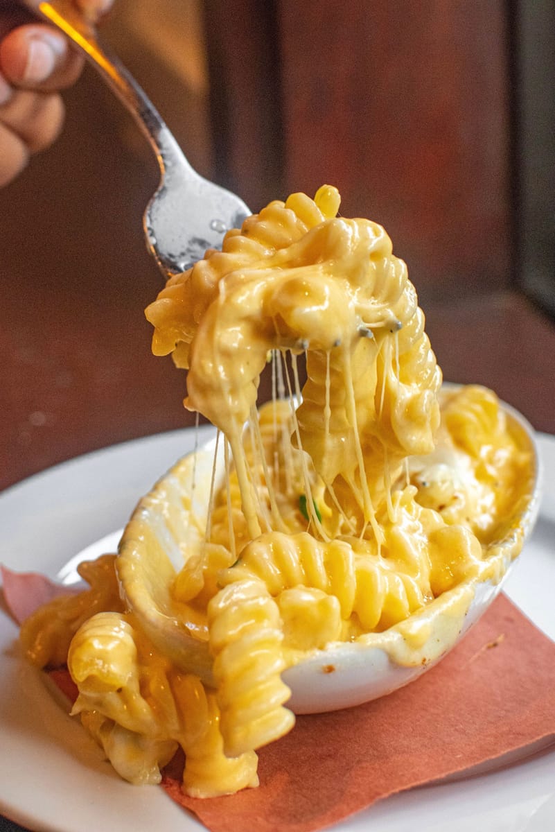 Placeholder Southern food photograph for the Macaroni and Cheese card
